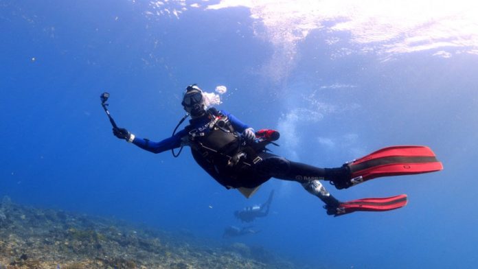 인도네시아 코모도아일랜드 리브어보드2018 바닷속 풀영상 다이빙홀릭 중인 다이브중인 모습
