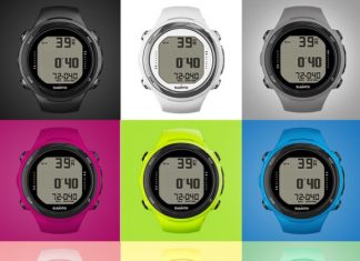 순토 다이빙 컴퓨터 D4i 사용법(나이트록스모드, 프리다이빙모드에서 수심알림 설정)