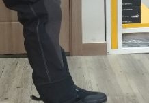 산티드라이슈트 부츠 발사이즈 선택하기와 예시(해외직구 시 신발사이즈 비교)