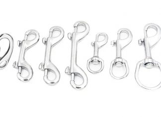 스쿠버다이빙 스위블 볼트스냅 매듭법과 종류와 활용방법, 더블엔드스냅(더블엔더) 용도