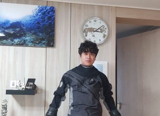 산티드라이슈트(SANTI DRYSUIT) 이라이트 플러스 직구 언박싱