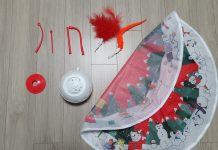 고양이의 본능을 자극하는 꼬리잡기 장난감