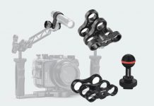 수중 카메라 클램프와 볼조인트, 트레이 마운트 악세서리 부속품들 종류 (스쿠버다이빙 용)