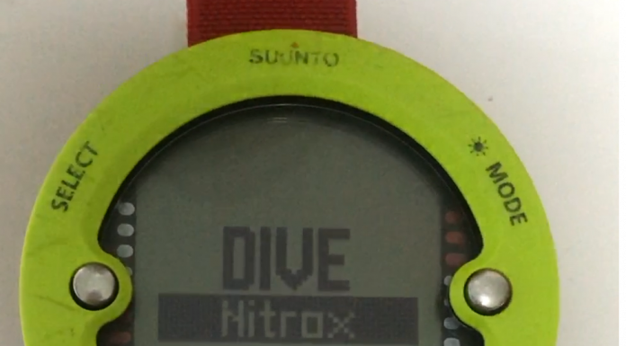 순토 줍노보 다이브컴퓨터 나이트록스 값 설정 방법 (산소비율 바꾸기와 최대수심)