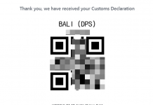 인도네시아 인터넷 전자 세관신고 QR코드 받는 방법 (ECD) 발리, 자카르타 공항