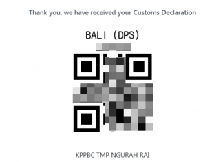 인도네시아 인터넷 전자 세관신고 QR코드 받는 방법 (ECD) 발리, 자카르타 공항