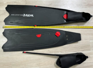 알리 가성비 프리다이빙 핀(오리발) 구매 후기 – 웨이브 핀